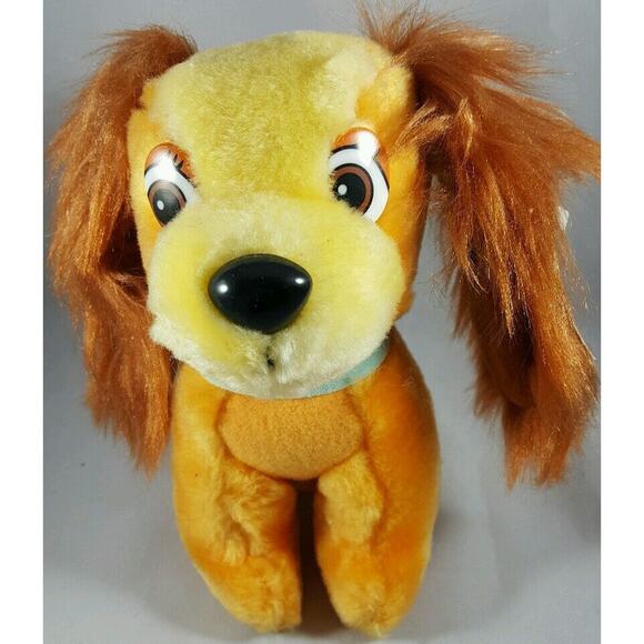 Lady and the Tramp Walt Disney Stuffed Lady Plush With Vintage Tags Toy Dog - Picture 2 of 4